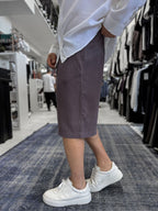 Coffee Wash Tencel Fabric Shorts TW-1082