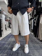 Stone Washed Tencel Fabric Shorts TW-1082