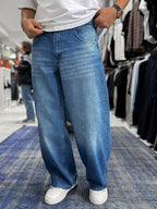 Blue Washed Extra Baggy Jeans GJ-17170/17178