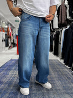 Blue Washed Extra Baggy Jeans GJ-17170/17178