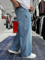 Light Blue Washed Extra Baggy Jeans GJ-17170/17178