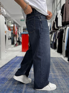 Navy Washed Extra Baggy Jeans GJ-17170/17178