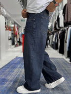 Navy Washed Extra Baggy Jeans GJ-17170/17178