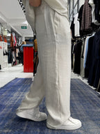 Stone Pleated Tencel Baggy Pants TW-1177