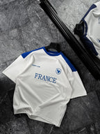 White France Embroidered Oversize T-shirt ES-71-120