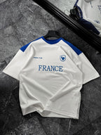 White France Embroidered Oversize T-shirt ES-71-120