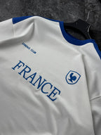 White France Embroidered Oversize T-shirt ES-71-120