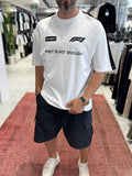 White Fast Printed Oversize T-Shirt PM-0028