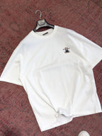 White Bear Embroidered Oversize T-Shirt PM-0029