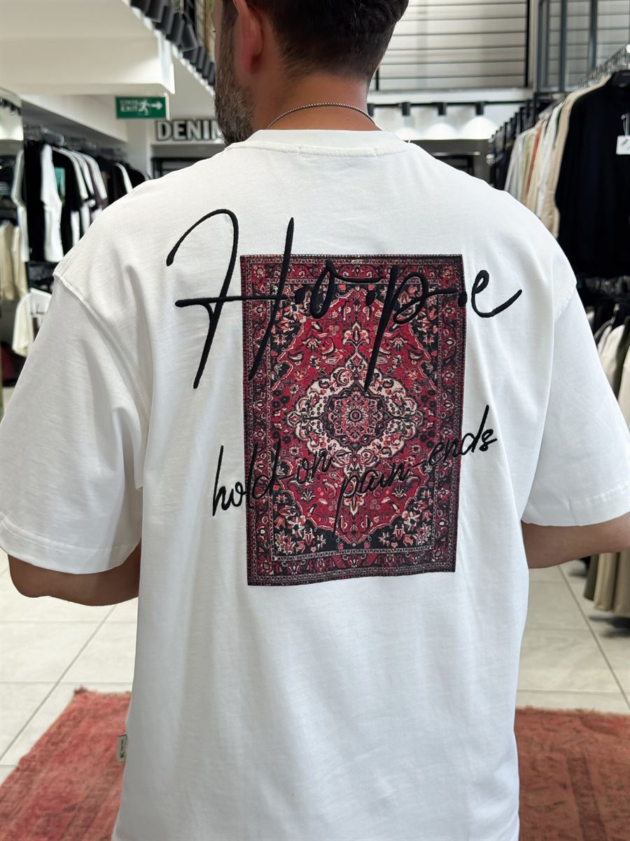 White Hope Carpet Patchwork Oversize T-Shirt SW-5064