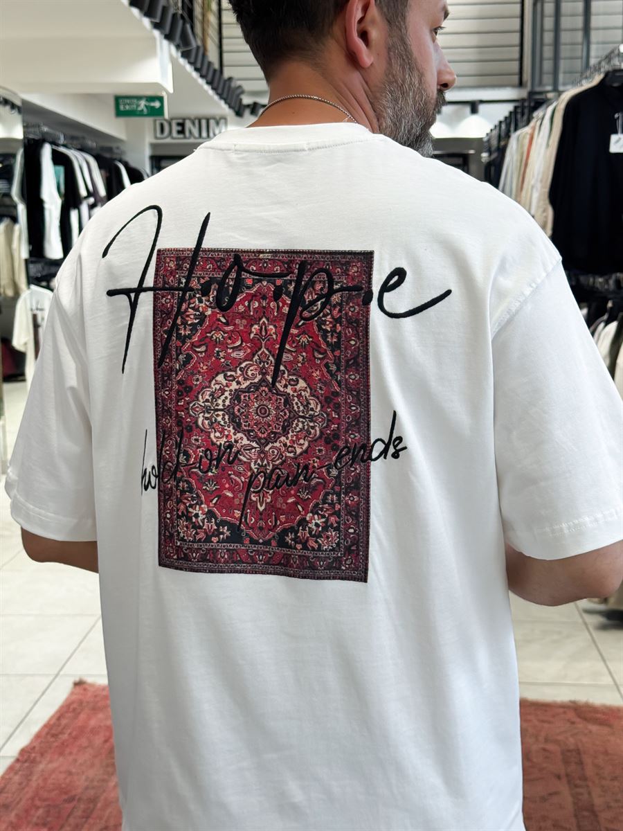 White Hope Carpet Patchwork Oversize T-Shirt SW-5064