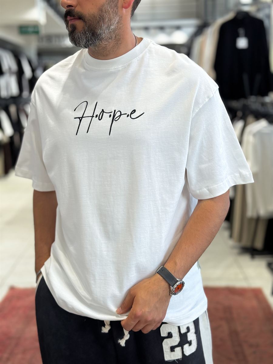 White Hope Carpet Patchwork Oversize T-Shirt SW-5064