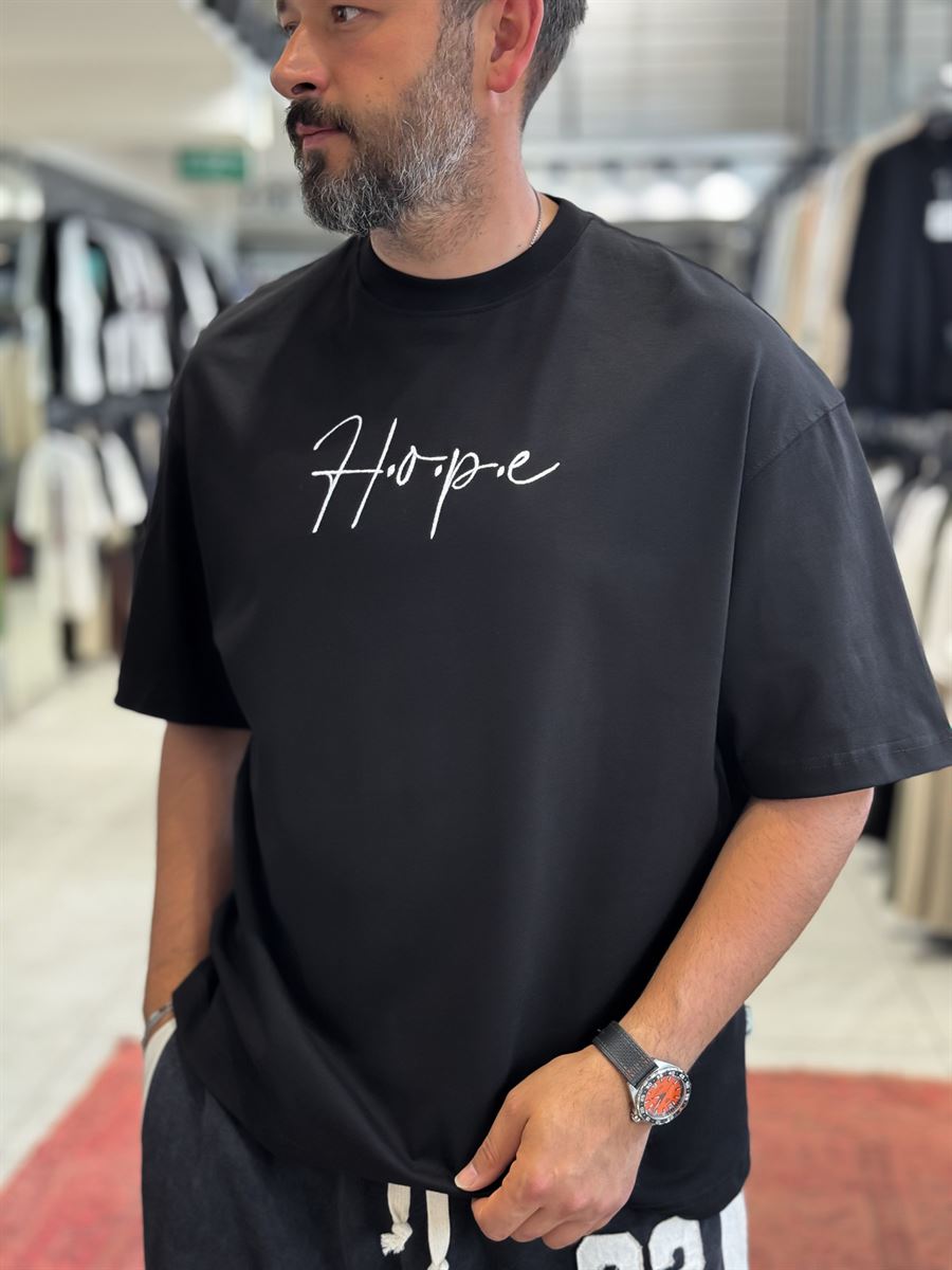 Black Hope Carpet Patch Oversize T-Shirt SW-5064