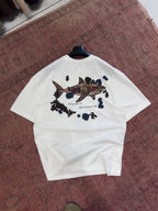 White Shark Patchwork Oversize T-Shirt SW-5169