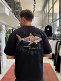 Black Shark Patchwork Oversize T-Shirt SW-5169