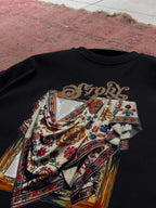 Black Mirror Bandana Patch Oversize T-Shirt SW-5182
