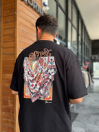 Black Mirror Bandana Patch Oversize T-Shirt SW-5182