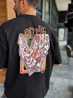 Black Mirror Bandana Patch Oversize T-Shirt SW-5182