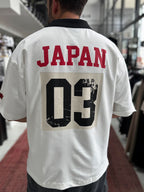 White Japan 03 Collar Oversize T-Shirt RES-1112