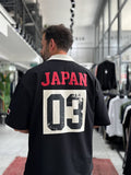 Black Japan 03 Collar Oversize T-Shirt RES-1112