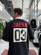 Black Japan 03 Collar Oversize T-Shirt RES-1112