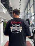 Black Cadillac Print Oversize T-Shirt RES-1110