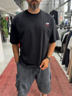 Black Cadillac Print Oversize T-Shirt RES-1110