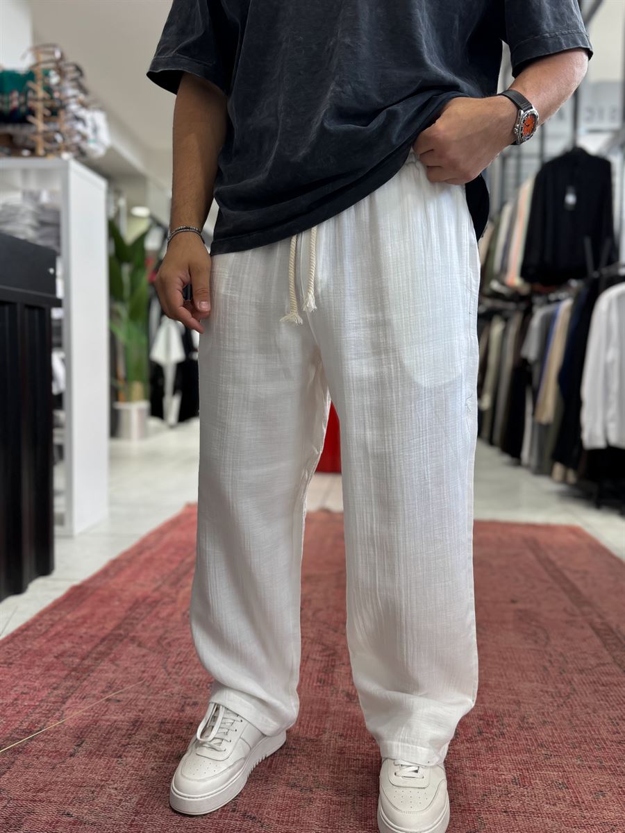 White Muslin Trousers RES-1002