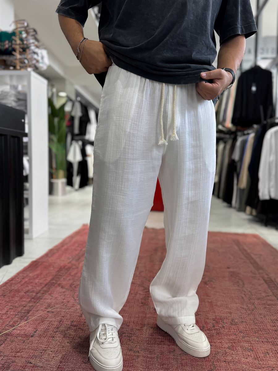 White Muslin Trousers RES-1002