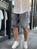 Anthracite Washed Denim Shorts DF-3405/3406
