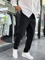 Black Washed Slim Boyfriend DF-3312