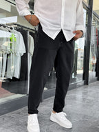 Black Washed Slim Boyfriend DF-3312