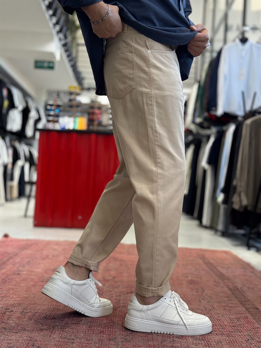 Light Brown Slim Boyfriend DF-3322