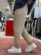 Light Brown Slim Boyfriend DF-3322