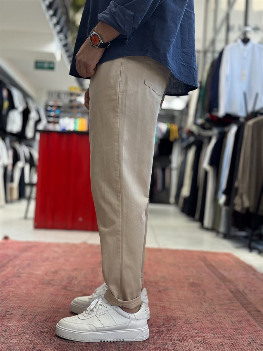 Light Brown Slim Boyfriend DF-3322