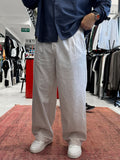 Grey Linen Baggy Pants GJ-17237