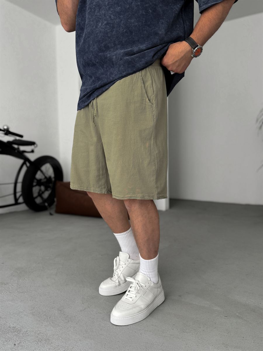 Khaki Fresh Fabric Shorts ES-80-57