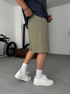 Khaki Fresh Fabric Shorts ES-80-57