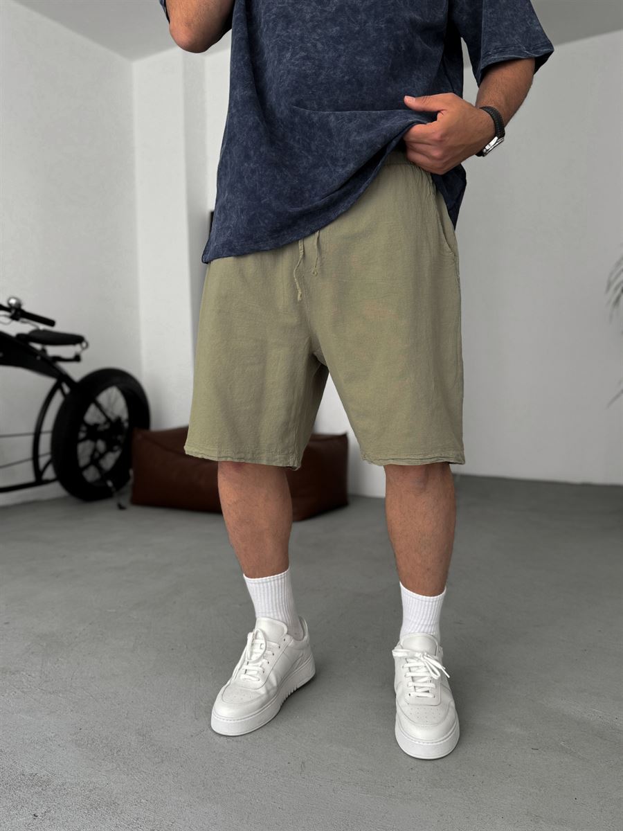 Khaki Fresh Fabric Shorts ES-80-57