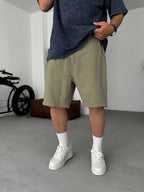 Khaki Fresh Fabric Shorts ES-80-57