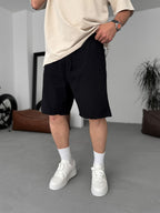 Black Fresh Fabric Shorts ES-80-57