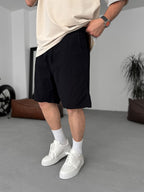 Black Fresh Fabric Shorts ES-80-57
