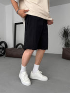 Black Fresh Fabric Shorts ES-80-57