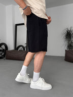 Black Fresh Fabric Shorts ES-80-57