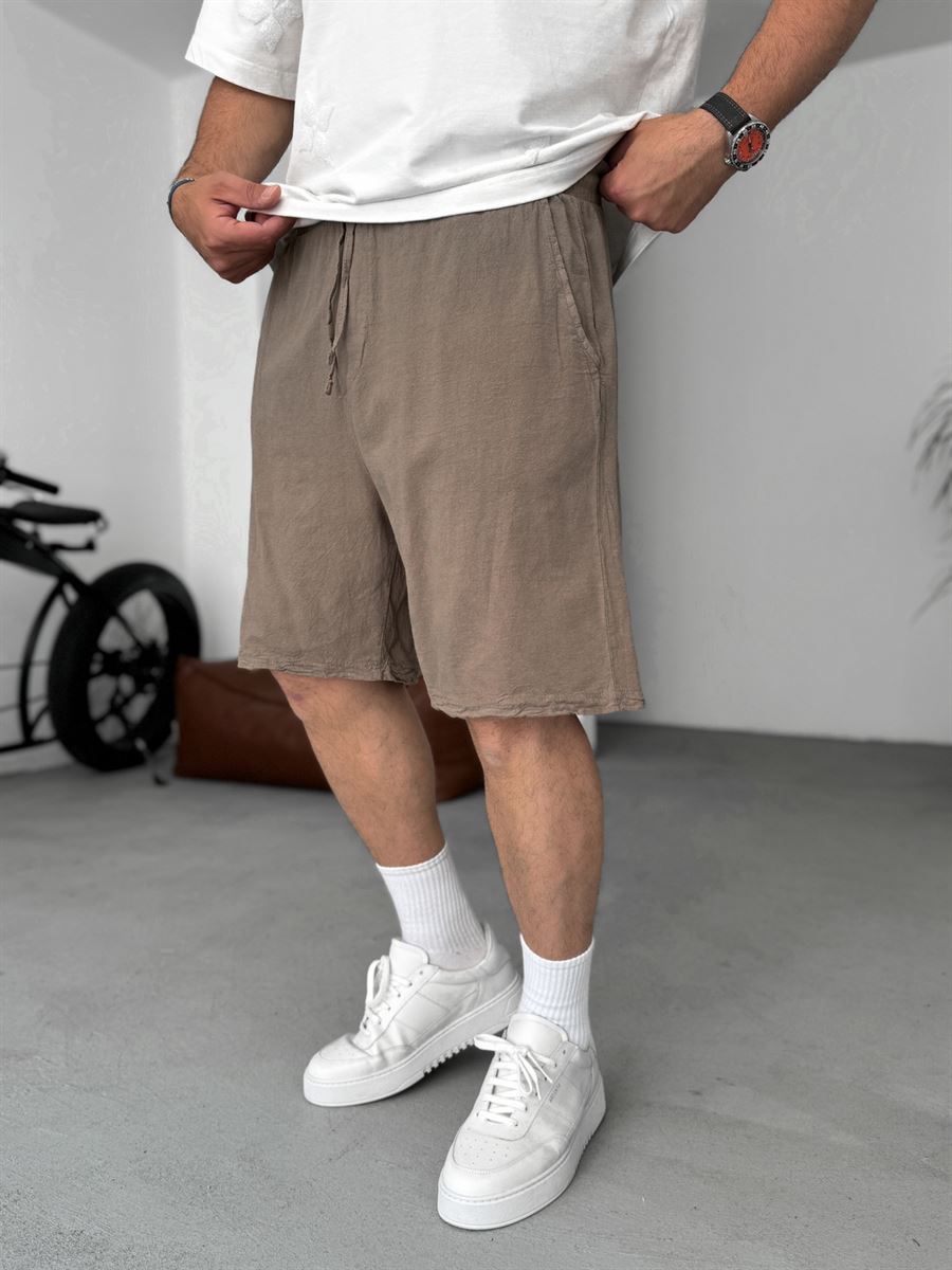Coffee Fresh Fabric Shorts ES-80-57