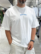 White Alpine Embroidered Oversize T-Shirt RES-1131