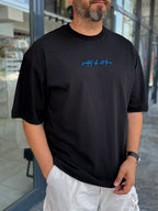 Black Goats Back Print Oversize T-Shirt RES-1126