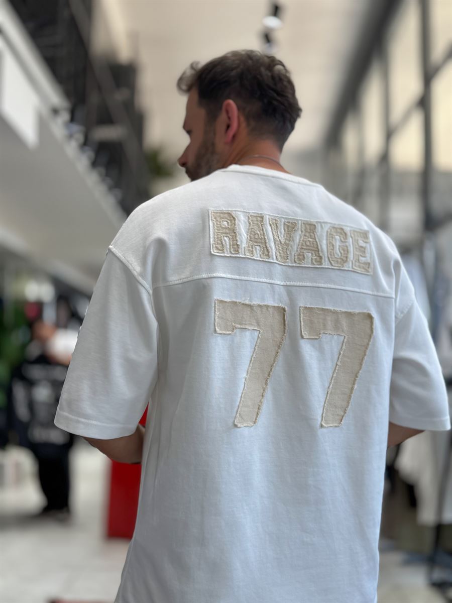 White 77 Wash Oversize T-Shirt ES-71-164