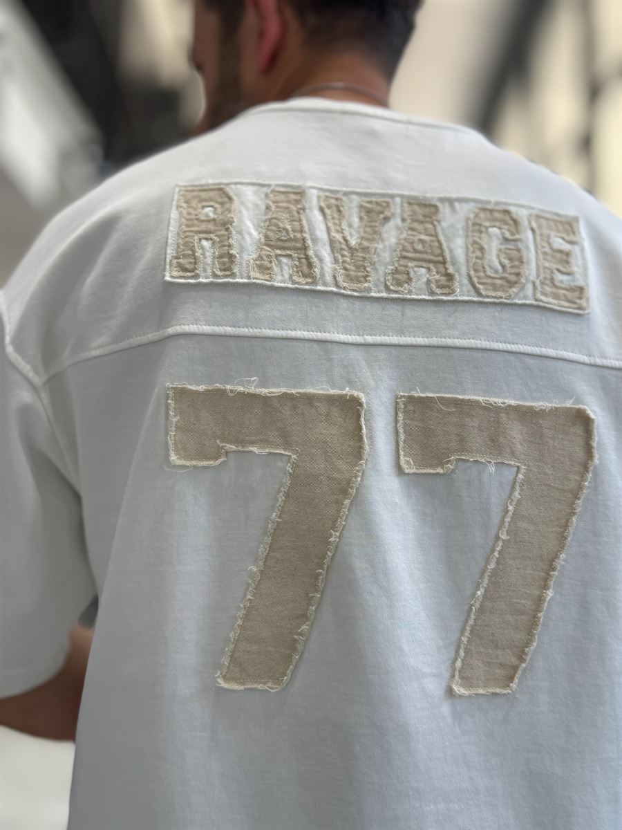 White 77 Wash Oversize T-Shirt ES-71-164