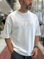 White 77 Wash Oversize T-Shirt ES-71-164